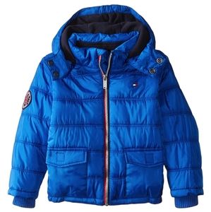 Tommy Hilfiger Richard II Winter snow puffer windbreaker hooded jacket size 4.